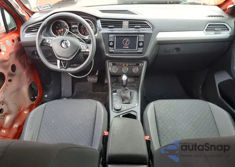 2019 Volkswagen Tiguan S z USA, uszkodzony, nr VIN 3VV0B7AX3KM155304